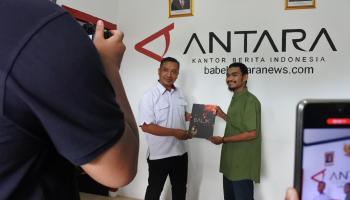 Mahasiswa Prodi Jurnalistik Islam IAIN SAS Babel Kunjungi Dan Pelajari Sejarah Kantor Berita Antara