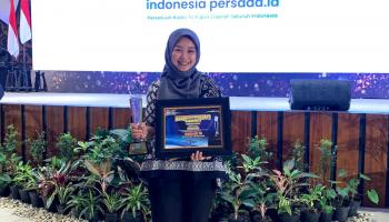 Membanggakan, Mahasiswi Alumni Prodi KPI IAIN SAS Babel Raih Prestasi Nasional Terbaik III
