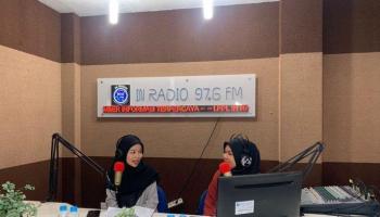 Mengudara Lewat In Radio, Meylani Mahasiswi IAIN SAS Babel Sosialisasikan SAWIRA