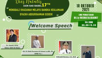 Menyambut Dies Natalis Ke-17, IAIN SAS Bangka Belitung adakan Webinar Nasional