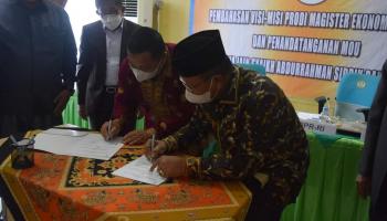 Pascasarjana IAIN SAS Bangka Belitung  MoU dan MoA Dengan Kanwil Kemenag dan BWI Babel