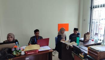 Rutinitas Mahasiswa PKL IAIN SAS Babel di Ruang Kesekretariatan dan Kepaniteraan pada Pengadilan Agama Mentok Kelas II