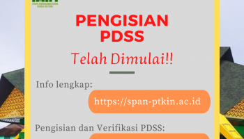 Pengisian PDSS SPAN UM PTKIN Sudah Dibuka, Ini Caranya