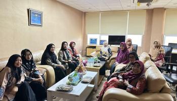 Pererat Silaturahmi, DWP IAIN SAS Babel Terima Kunjungan Dharma Wanita Persatuan UIN Palembang