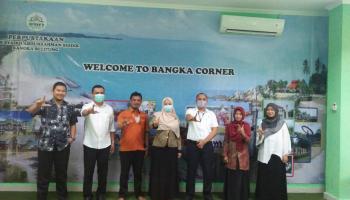 UPT Perpustakaan IAIN SAS Bangka Belitung Menerima Kunjungan dari Dinas Kearsipan dan Perpustakaan Daerah Kab. Bangka Tengah
