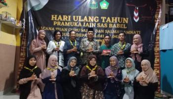 Peringati Milad ke- 8, Pramuka IAIN SAS Bangka Belitung Bertekad Semakin Eksis dan Maju