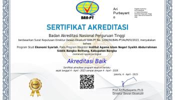 Prodi Magister (S2) MES IAIN SAS Bangka Belitung Raih Akreditasi Baik dari BAN-PT