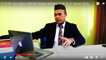Profil  Guru Besar IAIN SAS Bangka Belitung Prof. Dr. H. Janawi, M.Ag