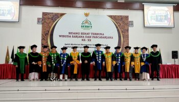 Ratusan Sarjana dan Pascasarjana IAIN SAS Babel Disiwuda
