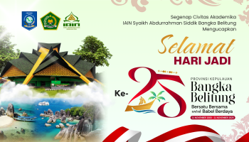 Selamat Hari Jadi Provinsi Bangka Belitung Ke- 25 Tahun 2025