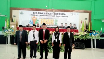 Sidang Senat Terbuka Menandai PBAK IAIN SAS Bangka Belitung