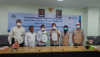 Tandatangani MoU, YBM PLN  Beri Beasiswa Cahaya Pintar Bagi Mahasiswa IAIN SAS Bangka Belitung