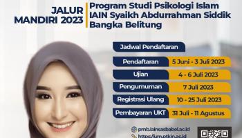 Tertarik Kuliah di Prodi Psikologi Islam IAIN SAS Babel? Ini Profil Lulusannya!