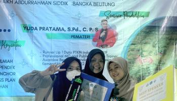 Tim Debat Ilmiah Prodi Psikologi Islam Raih Juara Pertama dan Best Speaker di Timah Diksi Nasional 2022