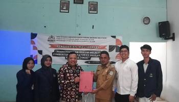 Mahasiswa Prodi HKI IAIN SAS Babel Adakan Pengabdian Masyarakat Berbasis Pemberdayaan Hukum Melalui Kearifan Lokal Di Desa Kemuja