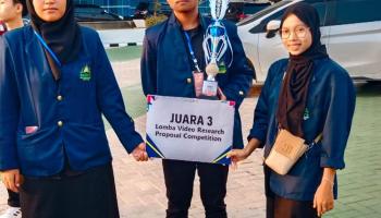 Tim Mahasiswa Prodi Akuntansi Syariah Torehkan Prestasi pada Ajang Lomba Video Research Proposal 2023 di UIN lampung