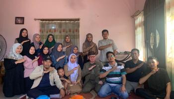 Tim Panitia KKN-MB 2023 IAIN SAS Bangka Belitung melakukan Monitoring di Negeri Laskar Pelangi