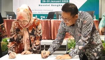 Tingkatan Akreditasi, IAIN SAS Babel Jalin Kerjasama dengan UIN Palembang