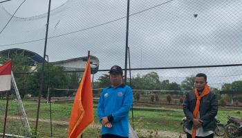 Upacara Pelepasan Peserta Pengembaraan Angkatan XV Kopassas IAIN SAS Babel ke Jambi.
