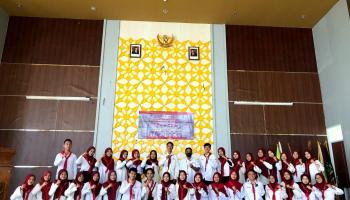 UKK KSR PMI Unit IAIN SAS Babel Gelar Kegiatan Pelantikan Angkatan XIV Kepengurusan Tahun 2023 dan Makrab
