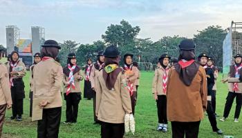 Racana Pramuka IAIN SAS Babel Ikuti Green Campus Scout Competition (GCSC) Tingkat Nasional Tahun 2022 UIN Raden Intan Lampung