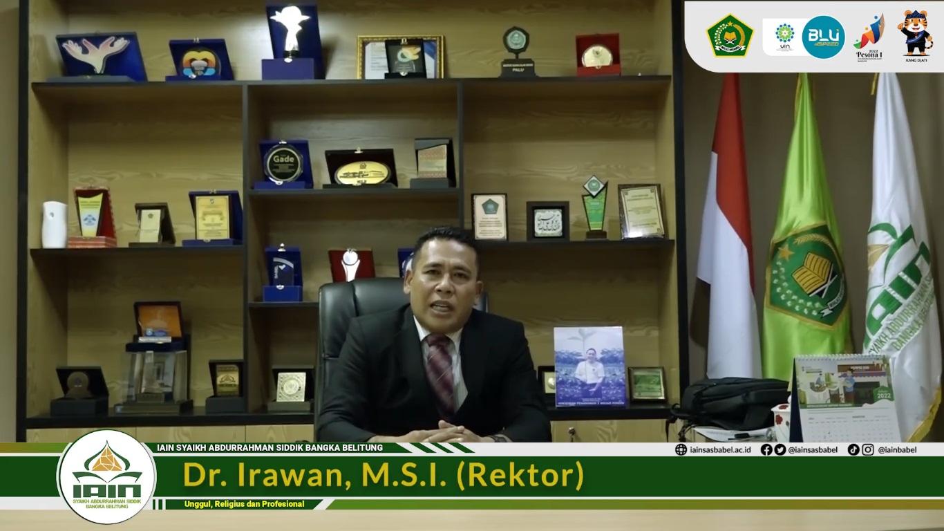Testimoni Rektor IAIN SAS Bangka Belitung PESONA Ke- 1 PTKN 2022