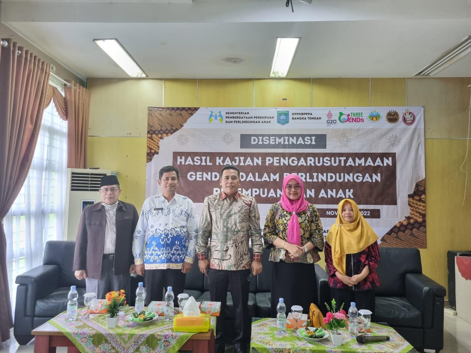 Dosen IAIN SAS Babel Presentasikan Hasil Penelitiannya dalam Kegiatan Diseminasi yang Diselenggarakan oleh DPPKBPPPA Kab. Bangka Tengah