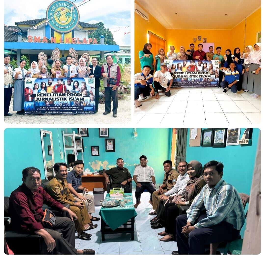Tim Prodi Jurnalistik Islam IAIN SAS Babel Lakukan Penelitian Literasi Multikultural Kalangan Gen Z di Era Digital Mendapat Sambutan Hangat di Bangka Barat