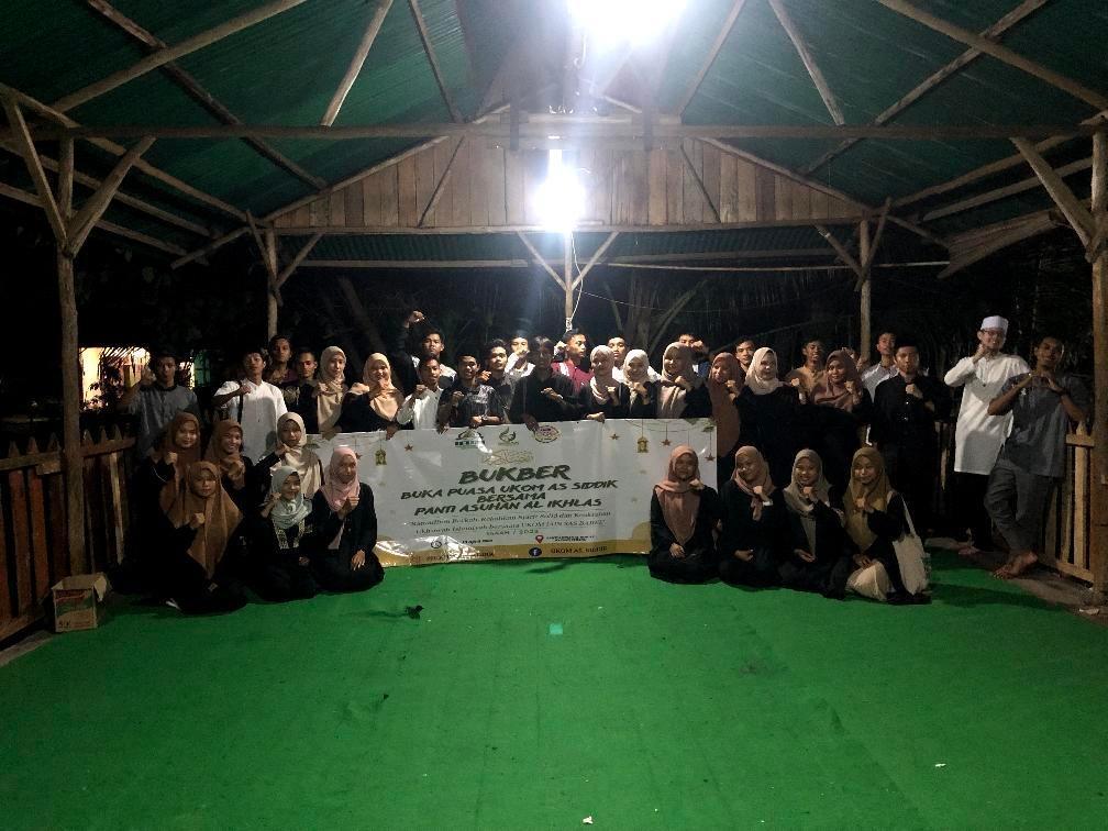 Tingkatkan Ukhuwah Islamiyah, UKOM IAIN SAS Babel Buka Bersama Panti Asuhan Al-Ikhlas