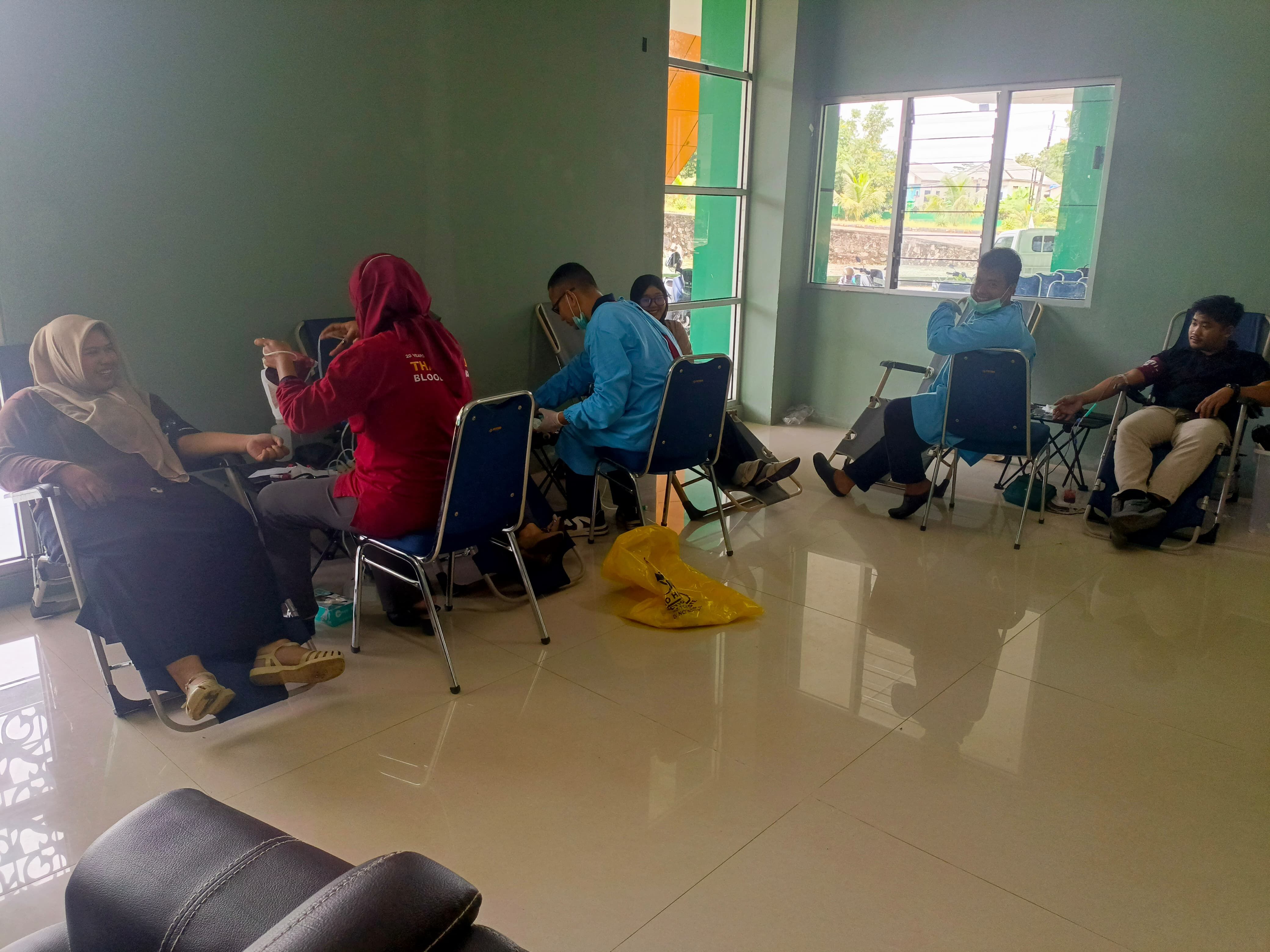 UKK KSR – PMI dan Klinik Kesehatan IAIN SAS Bangka Belitung Adakan Donor Darah