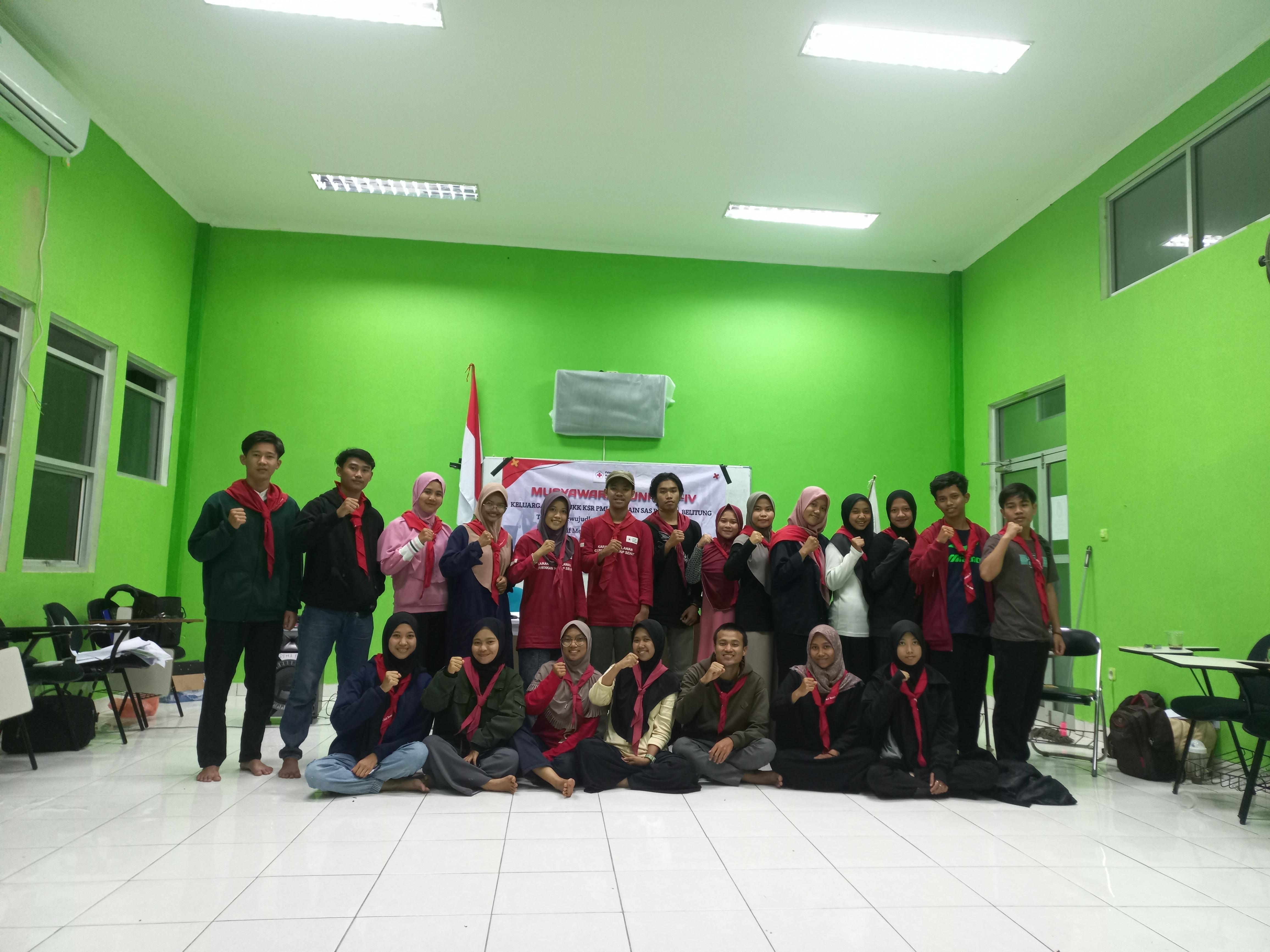 UKK KSR PMI Unit IAIN SAS Babel Adakan Musyawarah Unit Ke-IV