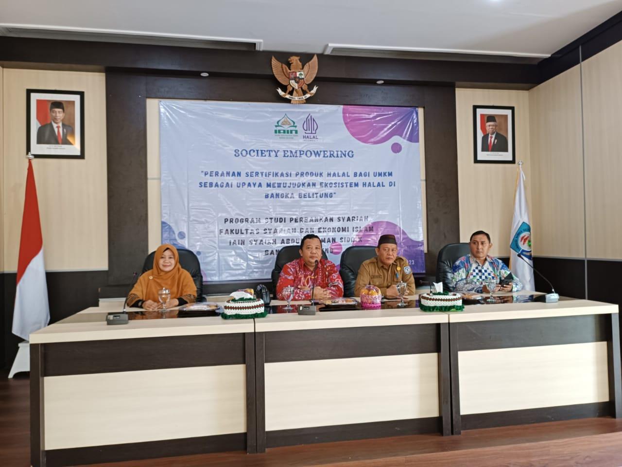UMKM Di Bangka Selatan Antusias Ikuti Sosialisasi Produk Halal Dari Prodi Perbankan Syariah IAIN SAS Babel