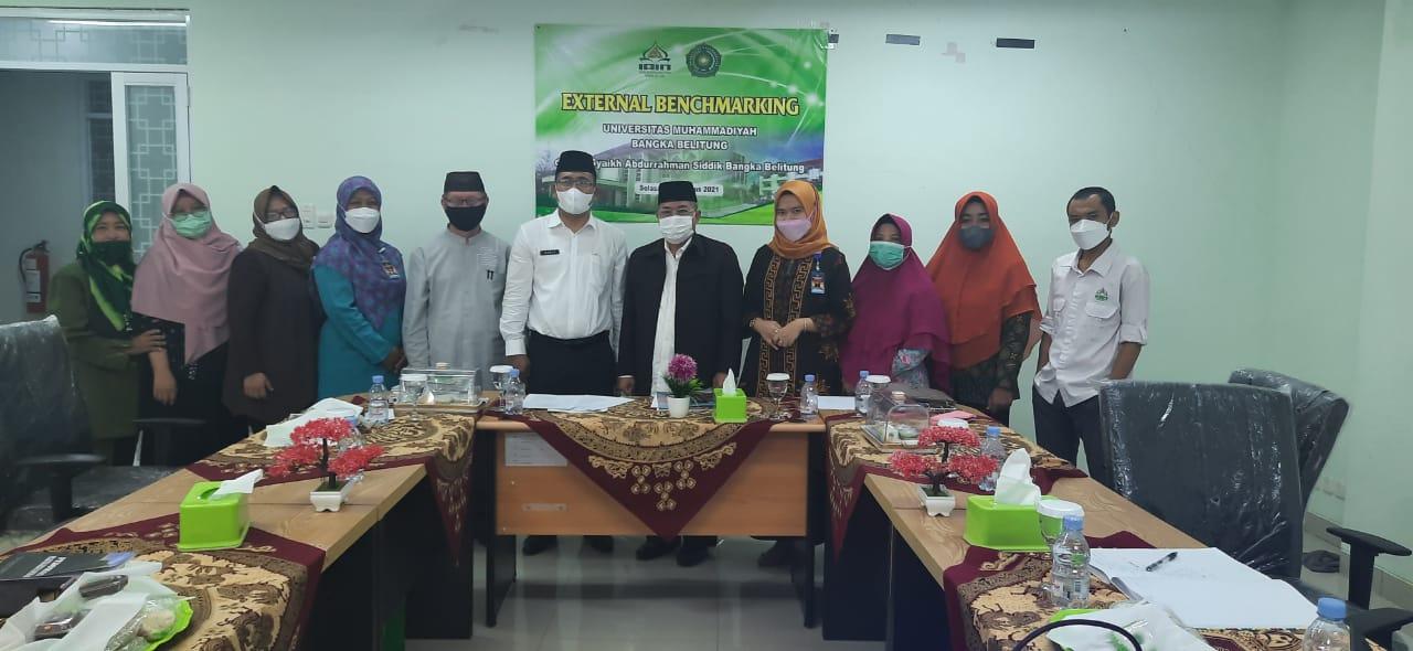 IAIN SAS Babel Menerima Kunjungan Tim Benchmarking LPM Universitas Muhammadiyah Bangka Belitung