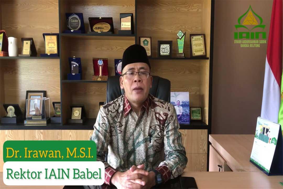 Video Ucapan Selamat Hari Raya Idul Fitri 1443 H oleh Rektor IAIN SAS Babel