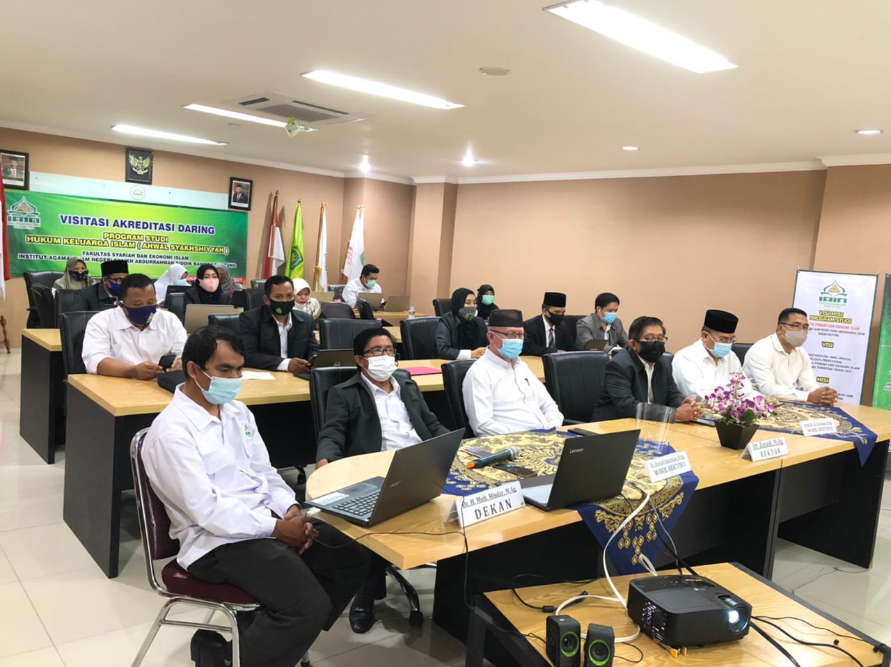 Visitasi Akreditasi Daring Prodi Hukum Keluarga Islam