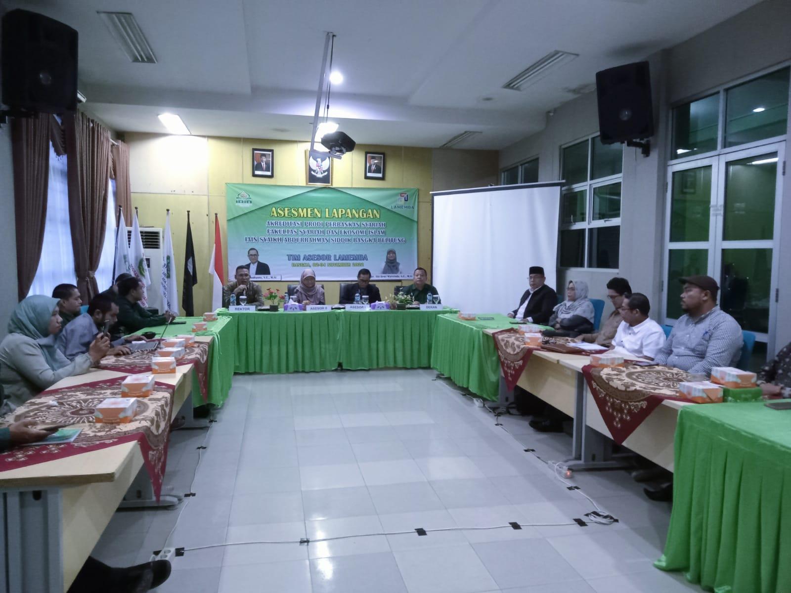 Visitasi Tim Asesor Lamemba, Rektor Harapkan Akreditasi S1 Perbankan Syariah Lebih Baik