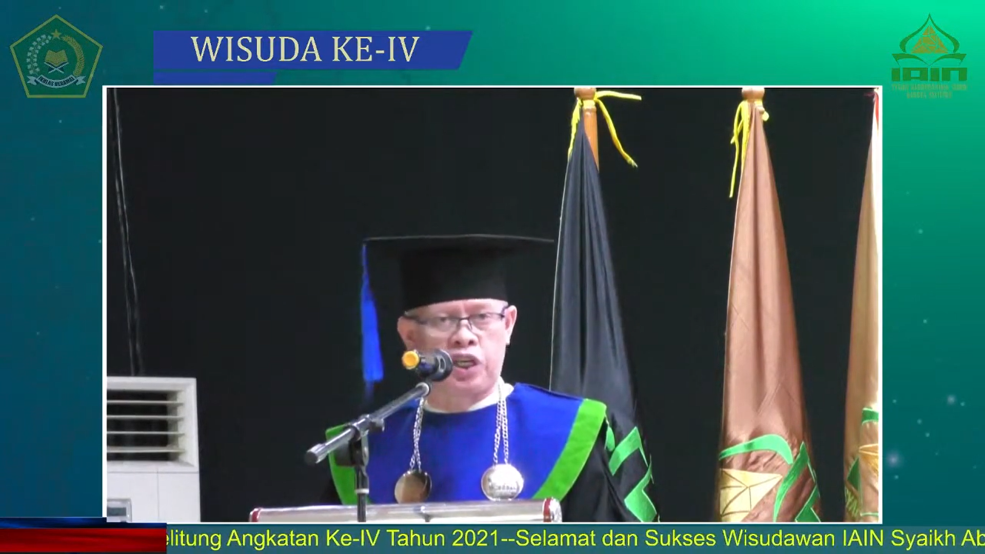 Wisuda IAIN Syaikh Abdurrahman Siddik Bangka Belitung Angkatan Tahun 2021