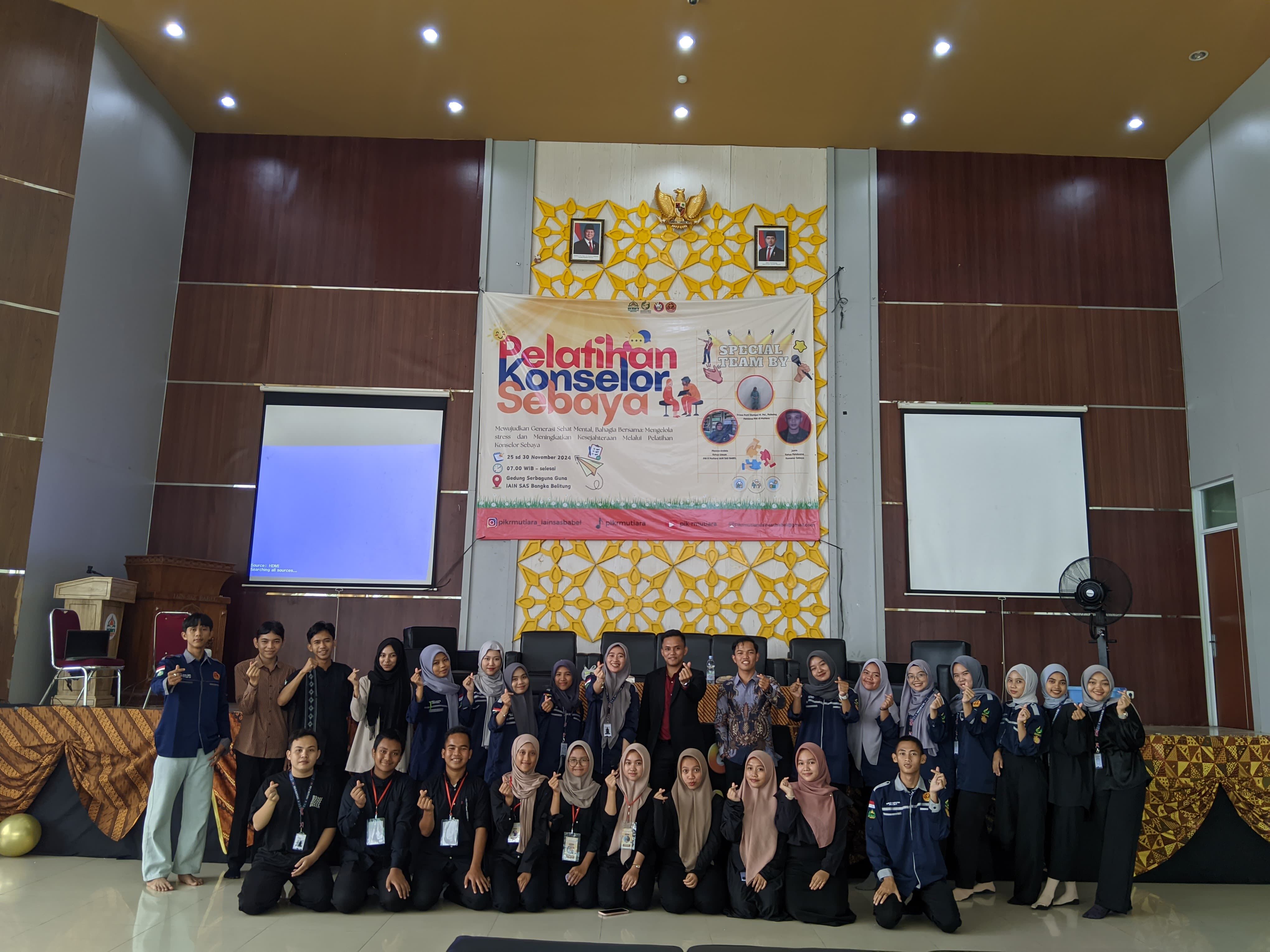 Wujudkan Generasi Sehat Mental dan Bahagia, PIK-R Mutiara  IAIN SAS Babel adakan Pelatihan Konselor Sebaya Se-Bangka Belitung